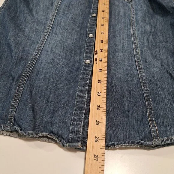 Denim Harley Davidson Western Shirt - Picture 8 of 12